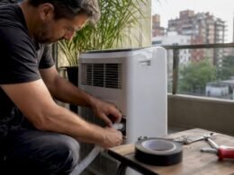 Colocación de aire acondicionado tipo split en casa