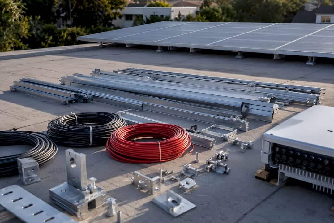 Elementos necesarios para montar una instalación solar en el tejado