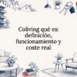 Ilustración decorativa para el título de un artículo sobre coliving. Coliving que es