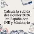 Tarjeta ilustrada sobre el alquiler 2026