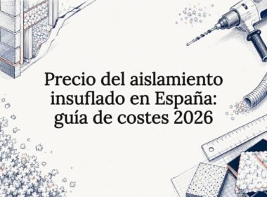 Tarjeta informativa sobre costos del aislamiento insuflado