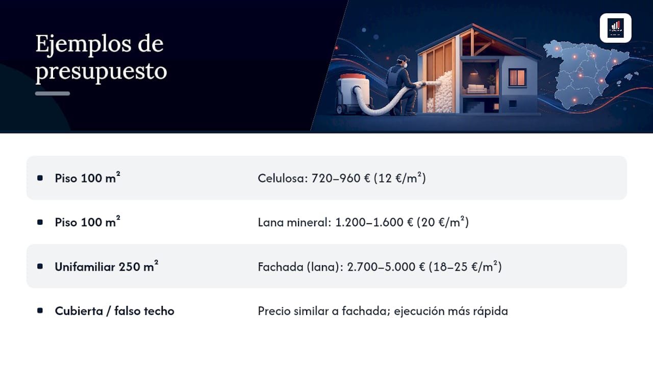 Ejemplos de presupuesto según el tipo de vivienda — overview diagram