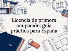 Ilustración decorativa sobre permiso de ocupación