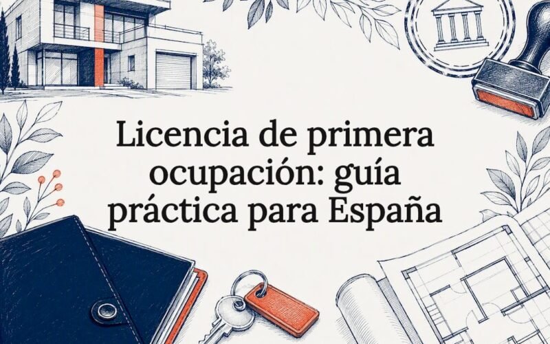 Ilustración decorativa sobre permiso de ocupación