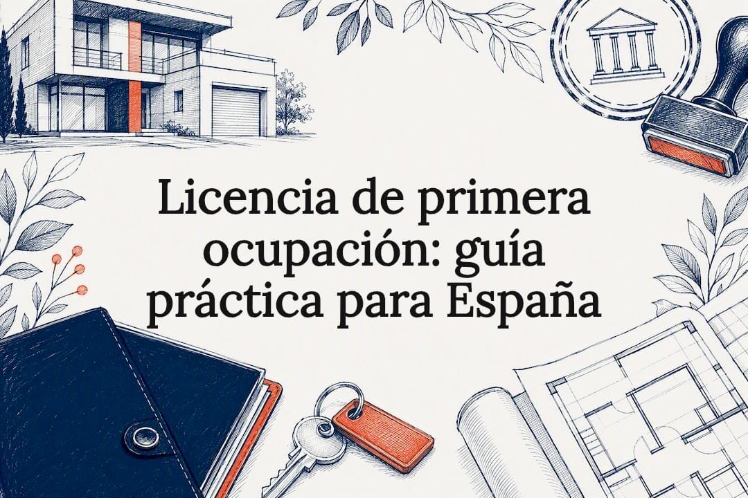 Ilustración decorativa sobre permiso de ocupación