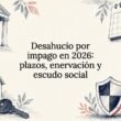 Tarjeta informativa sobre desahucio por falta de pago