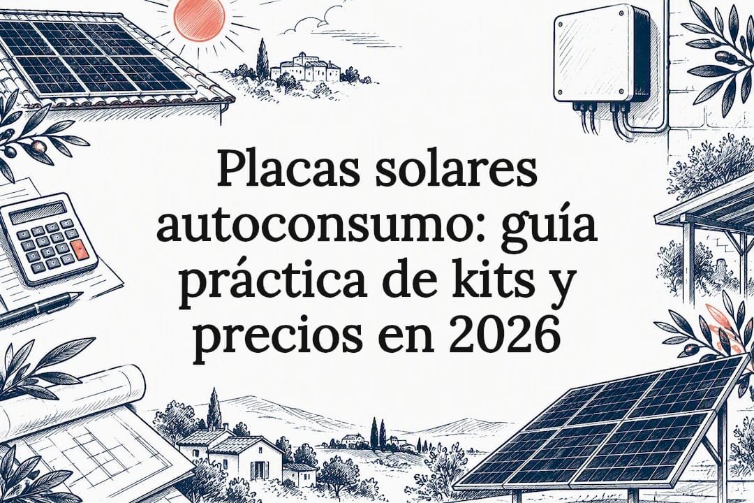 Placas solares para autoconsumo en vivienda