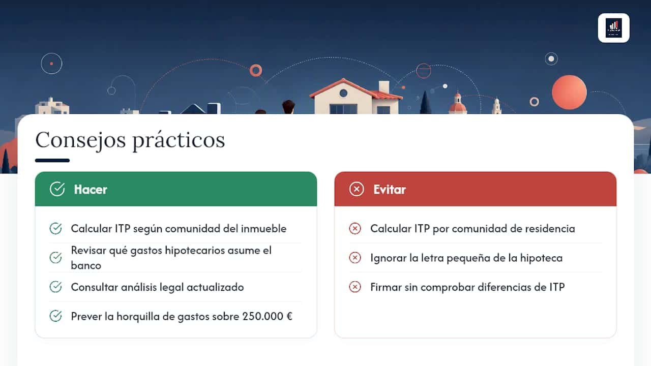 La opinión de Diarioprofesional sobre los gastos de compraventa — overview diagram