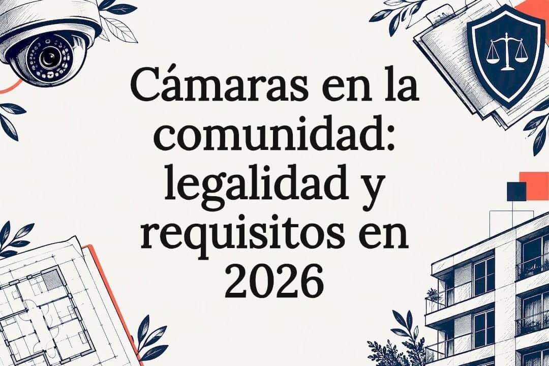 Tarjeta ilustrativa sobre cámaras y aspectos legales