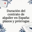 Tarjeta ilustrada sobre contrato de arrendamiento