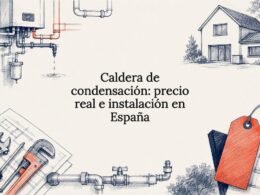 Tarjeta ilustrativa sobre calderas e instalación