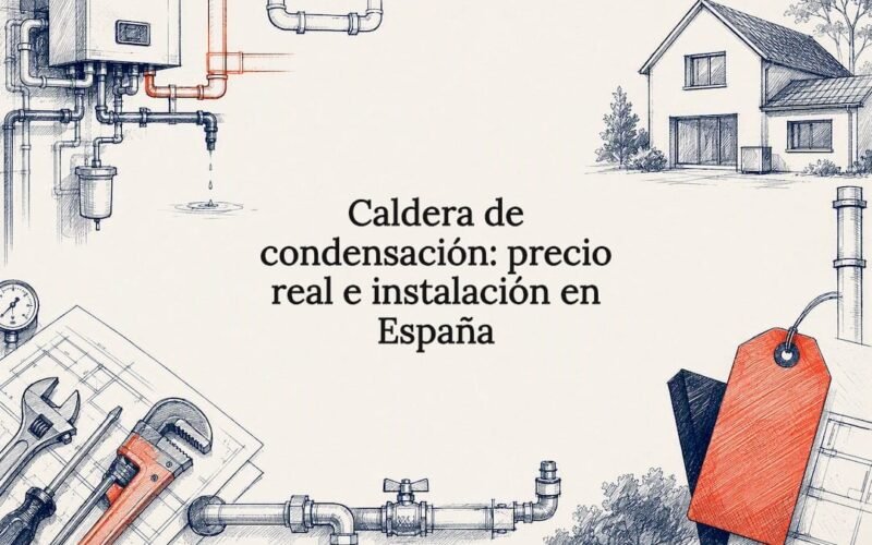 Tarjeta ilustrativa sobre calderas e instalación