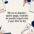 Tarjeta informativa acerca del IBI y el alquiler