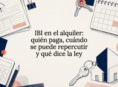 Tarjeta informativa acerca del IBI y el alquiler