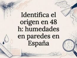 Identifica las causas de las humedades en paredes en 48 h