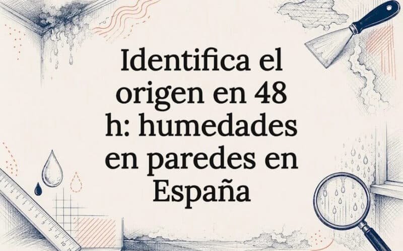 Identifica las causas de las humedades en paredes en 48 h