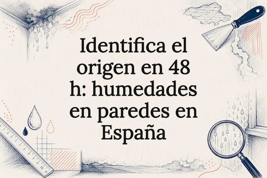 Identifica las causas de las humedades en paredes en 48 h