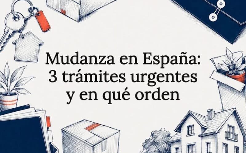 Mudanza en España tramites para el cambio de domicilio