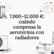 aerotermia con radiadores