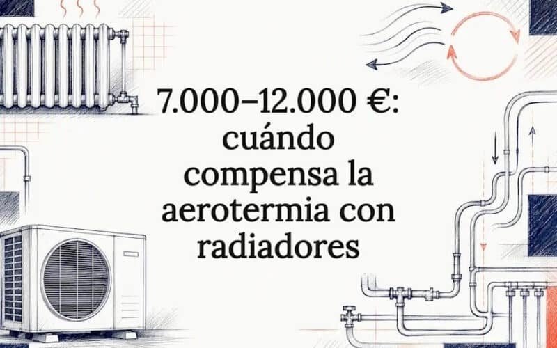 aerotermia con radiadores