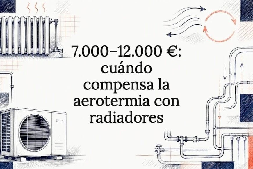 aerotermia con radiadores