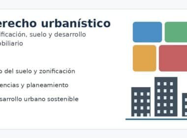 Derecho urbanístico: planificación, uso del suelo y desarrollo inmobiliario