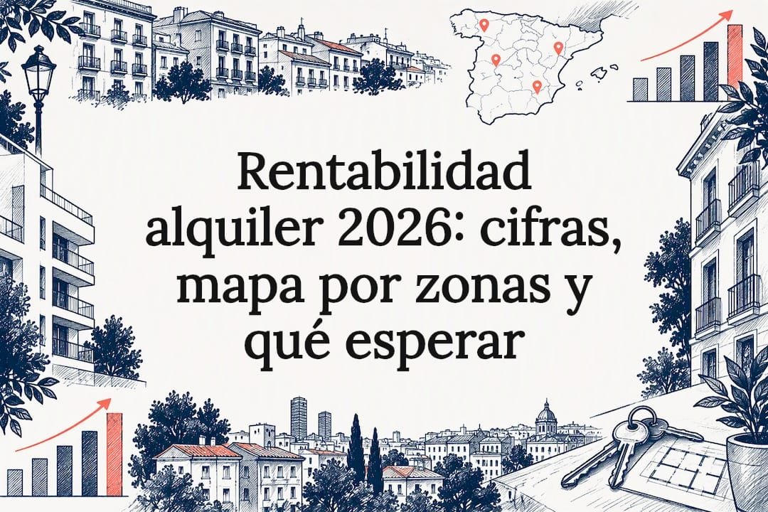 Tarjeta ilustrativa sobre la rentabilidad del alquiler