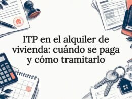 Tarjeta explicativa sobre ITP y alquiler