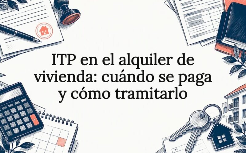 Tarjeta explicativa sobre ITP y alquiler