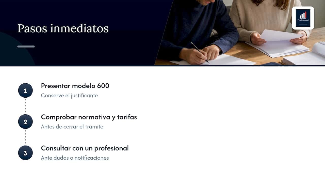 ITP en el alquiler de vivienda: cuándo se paga y cómo tramitarlo Portal inmobiliario de noticias profesionales Conclusiones: pasos inmediatos para inquilinos y propietarios — overview diagram