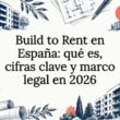 Tarjeta principal sobre Build to Rent en España