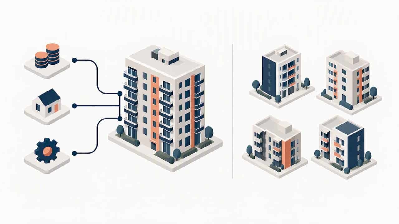Estructura centralizada de un proyecto Build to Rent