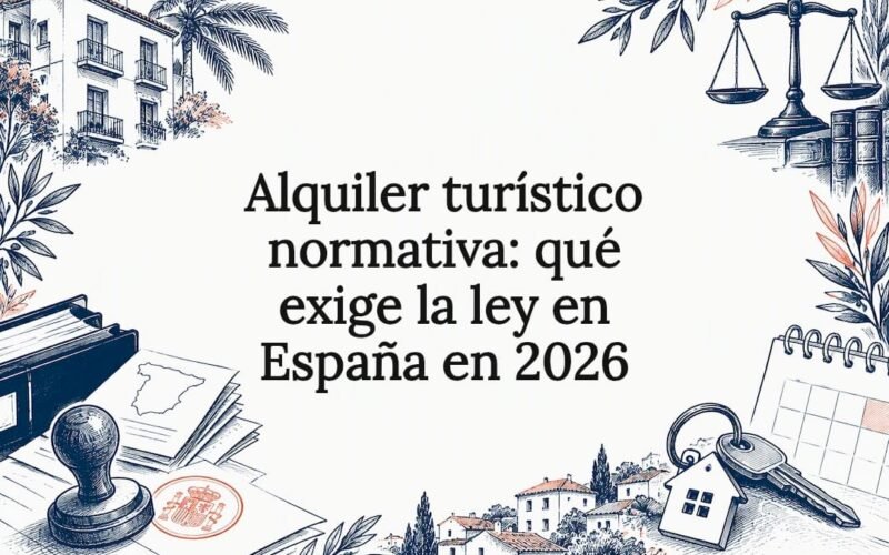 Guía normativa sobre el alquiler turístico en España