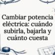 Ilustración editorial sobre variación de potencia