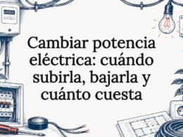 Ilustración editorial sobre variación de potencia