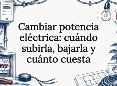 Ilustración editorial sobre variación de potencia