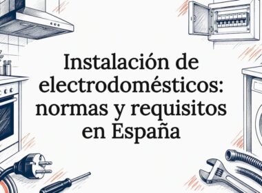 Tarjeta ilustrativa sobre instalación eléctrica en el hogar