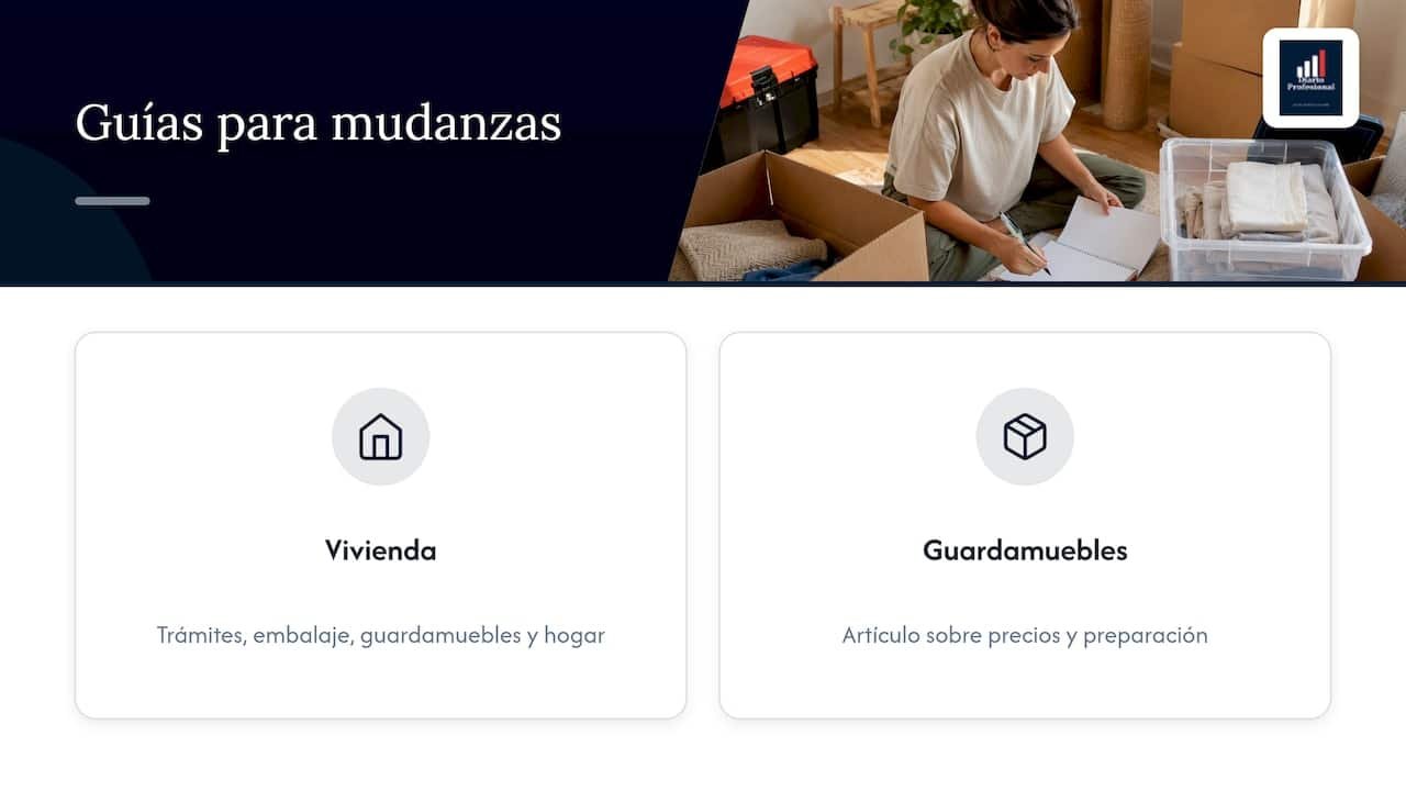 Recurso del portal: guías y categorías útiles para mudanzas y trámites — overview diagram