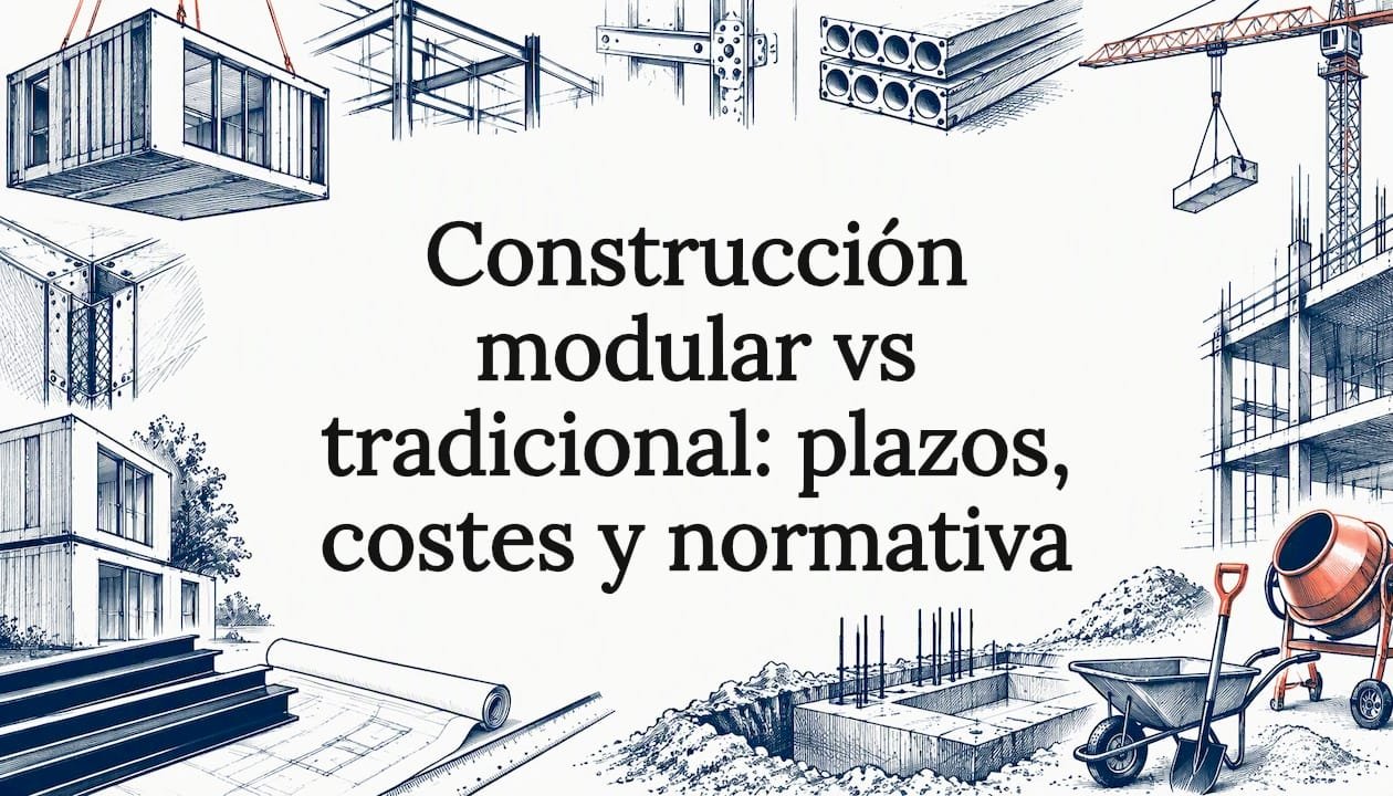 Tarjeta ilustrada acerca de sistemas constructivos
