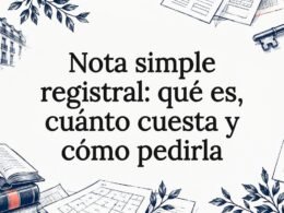 Ilustración de propiedad, llave y registro de bienes raíces