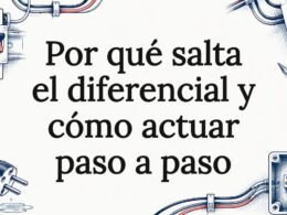 Ilustración para artículo sobre un diferencial eléctrico