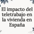 Ilustración editorial sobre vivienda y teletrabajo