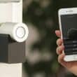 Cerradura inteligente controlada desde un smartphone