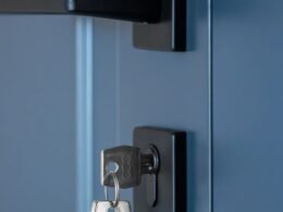 Cerradura puerta corredera y herraje de cierre