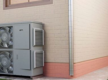 Geotermia vivienda con sistema de bomba de calor para climatización eficiente