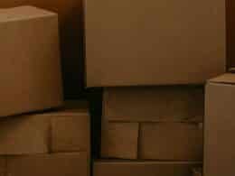 Cajas preparadas para un servicio de guardamuebles