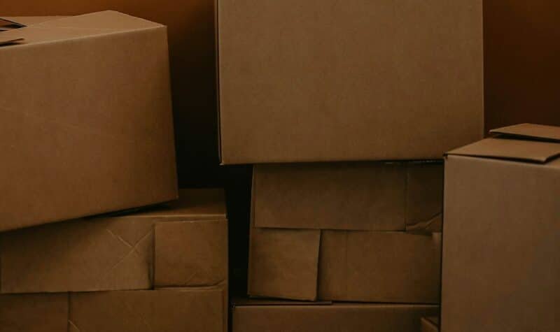Cajas preparadas para un servicio de guardamuebles