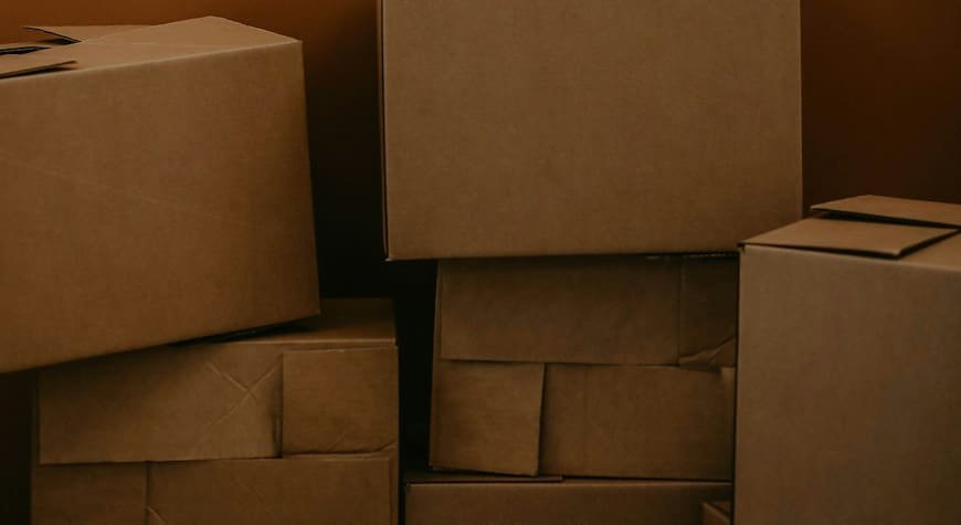 Cajas preparadas para un servicio de guardamuebles