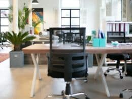 Oficina preparada para un traslado de empresa