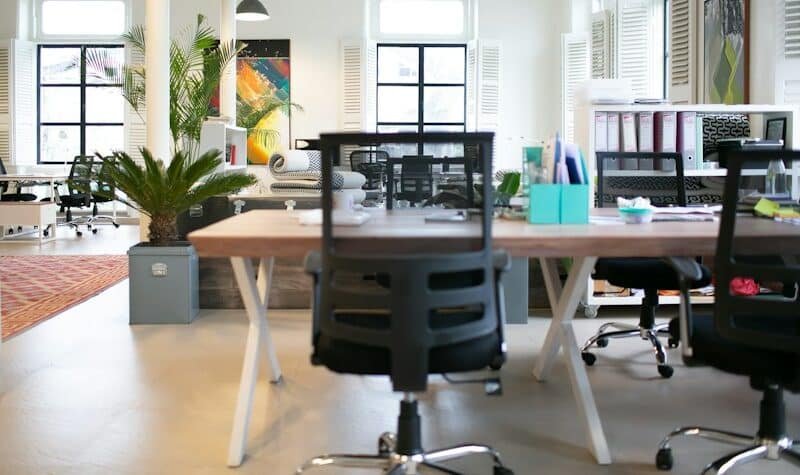 Oficina preparada para un traslado de empresa